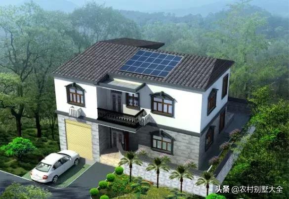 12款帶車庫的農村別墅設計圖，既經濟又實用，最低18萬就能建好