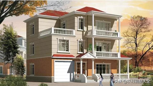 12款帶車庫的農村別墅設計圖，既經濟又實用，最低18萬就能建好