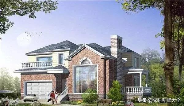 12款帶車庫的農村別墅設計圖，既經濟又實用，最低18萬就能建好