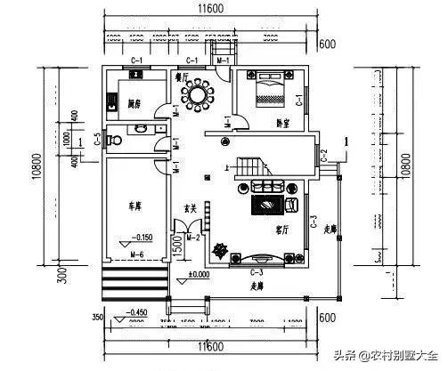 12款帶車庫的農村別墅設計圖，既經濟又實用，最低18萬就能建好