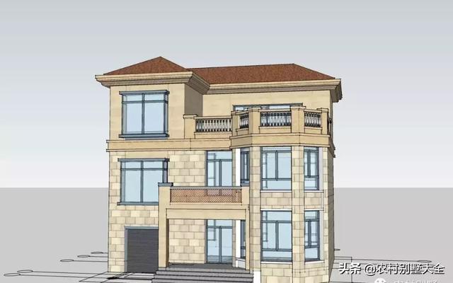 12款帶車庫的農村別墅設計圖，既經濟又實用，最低18萬就能建好