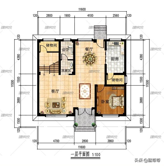 三棟農村別墅設計圖紙，外觀很美，布局也是十分實用