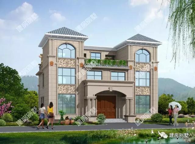 精選兩款雙拼別墅設計圖，帶堂屋設計，這樣建經濟省錢又氣派