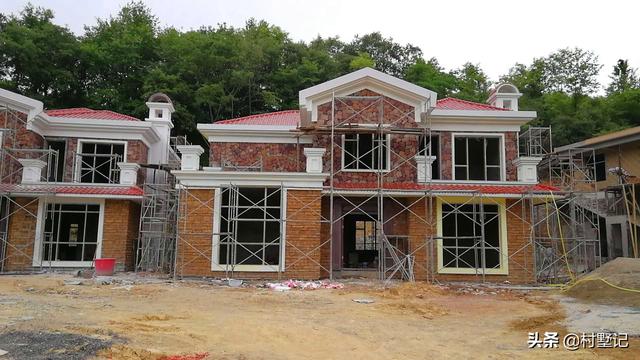 浙江溫州2兄弟的漂亮別墅設計圖，房子建好了，全家人高興得不得了