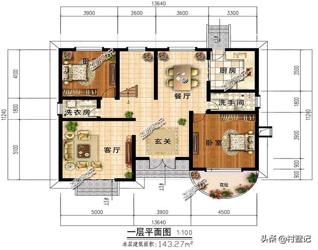 浙江溫州2兄弟的漂亮別墅設計圖，房子建好了，全家人高興得不得了