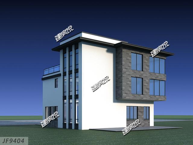 這棟現代風別墅設計圖，處處彰顯著實用主義，又不失美觀大方