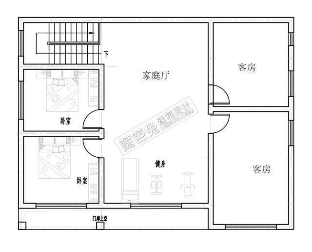 兩層的新農村自建房別墅設計圖，外觀精美，戶型實用