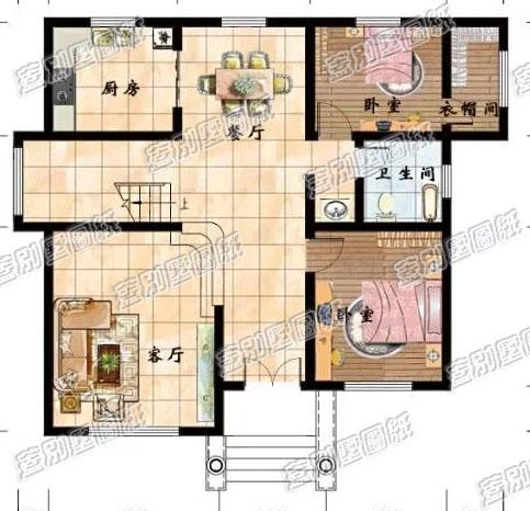 30萬13×11米豪華農村自建房設計施工圖，帶豪華套間，居住舒適