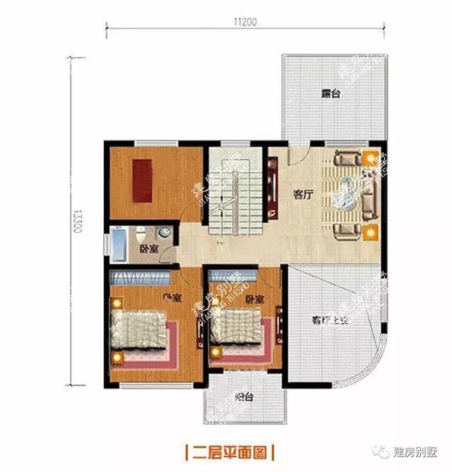 分享兩棟自建房設計圖，單看外觀就覺得這別墅很不錯