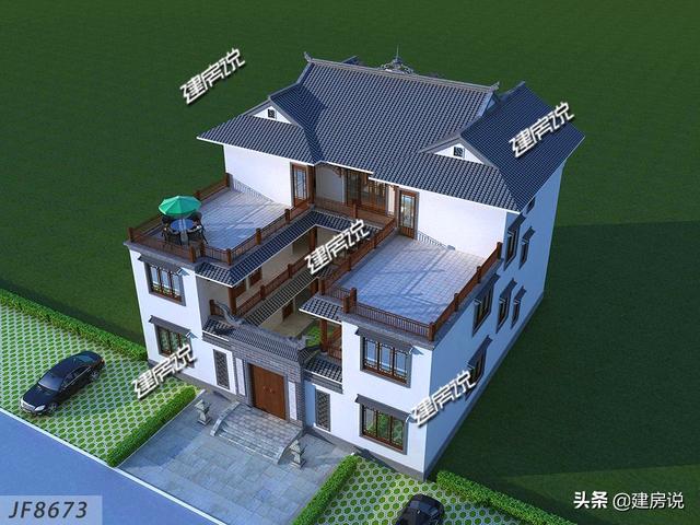 中式四合院別墅設(shè)計(jì)圖，永不過時(shí)，40歲之前，一定要擁有一棟