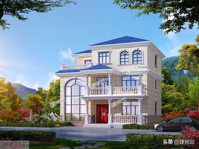 3款開間12米的別墅設計圖，在農村很流行，如果你想要建房，可以先收藏起來