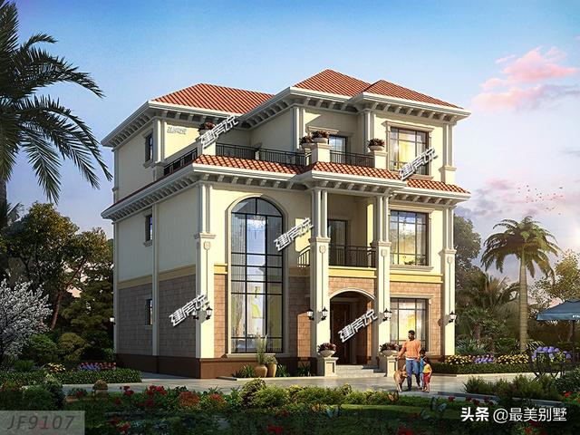 開間12米的別墅設(shè)計圖，非常具有參考價值，圖紙收藏起來，建房用得上