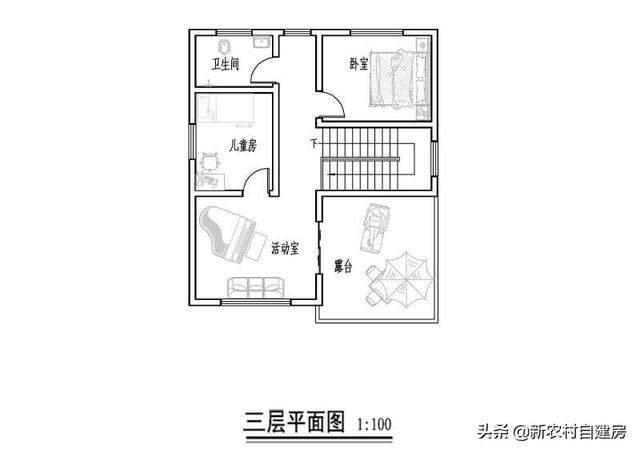 這款徽派新中式別墅設計圖，設計布局非常細心，層次感十足