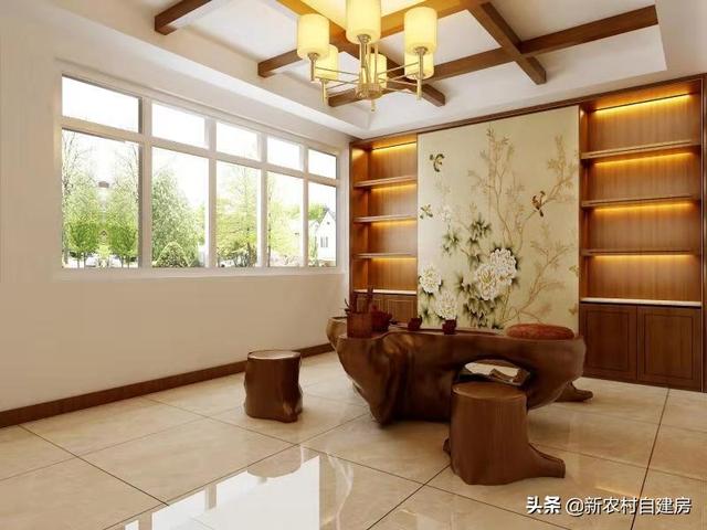 這款徽派新中式別墅設計圖，設計布局非常細心，層次感十足