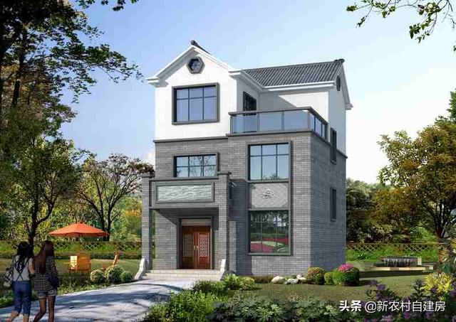 這款徽派新中式別墅設計圖，設計布局非常細心，層次感十足