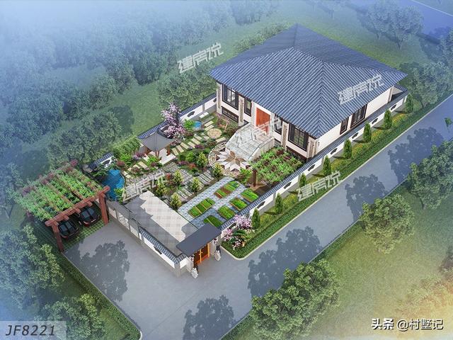 精選10款一層農村別墅設計圖， 在城里買房不如回農村建一棟別墅！