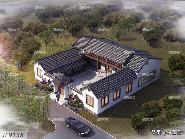 精選10款一層農村別墅設計圖， 在城里買房不如回農村建一棟別墅！