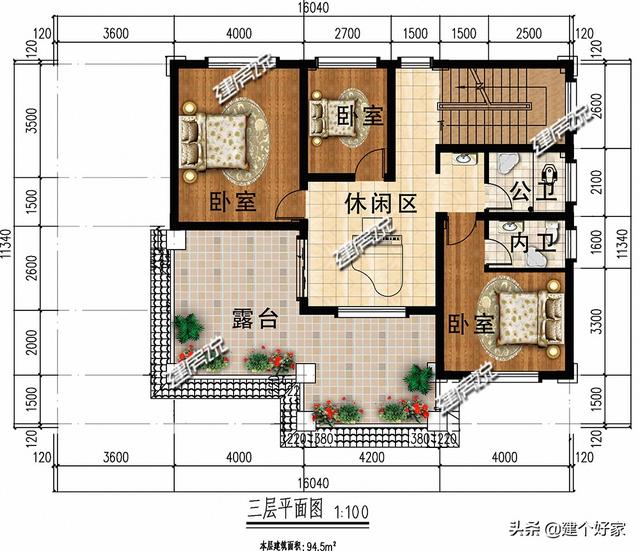 農(nóng)村別墅設(shè)計圖戶型很多，要算得上經(jīng)濟實惠的，還得數(shù)三層農(nóng)村別墅