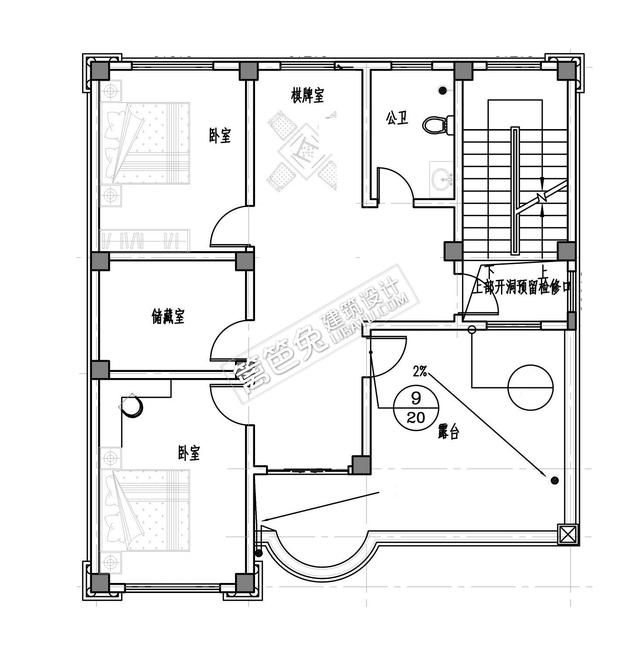 這款四層自建房別墅設計圖，占地只有100平米，三面采光，建成效果也是棒棒噠