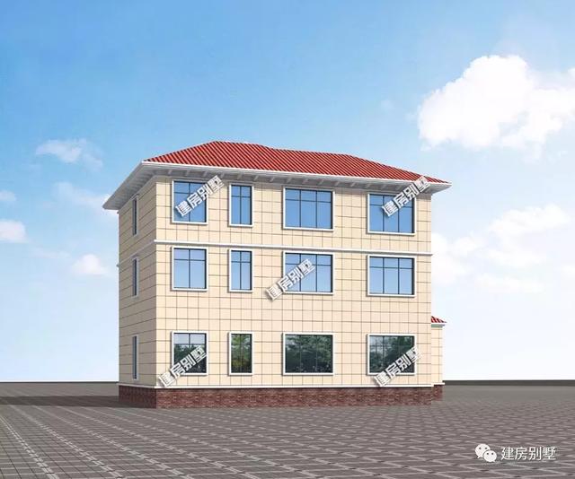 開間13.64×12米農(nóng)村別墅設計圖，看著就有強烈想要住進去的欲望