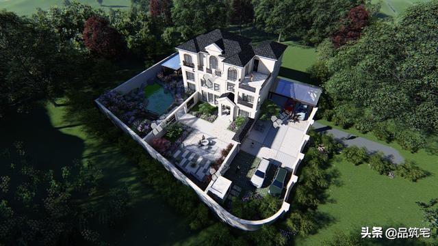 三層法式別墅設(shè)計圖，層次感豐富，法式細(xì)節(jié)細(xì)致到位，絕對的經(jīng)典