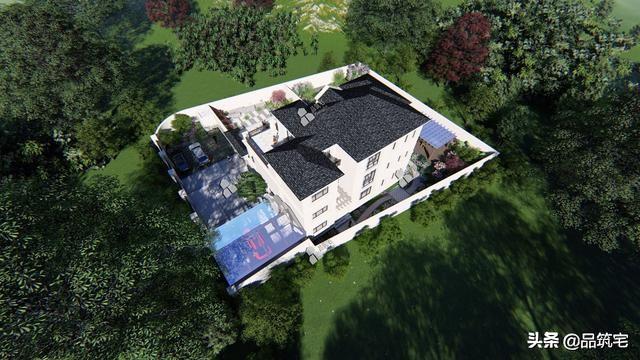 三層法式別墅設(shè)計圖，層次感豐富，法式細(xì)節(jié)細(xì)致到位，絕對的經(jīng)典