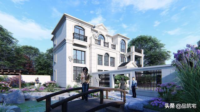 三層法式別墅設(shè)計圖，層次感豐富，法式細(xì)節(jié)細(xì)致到位，絕對的經(jīng)典