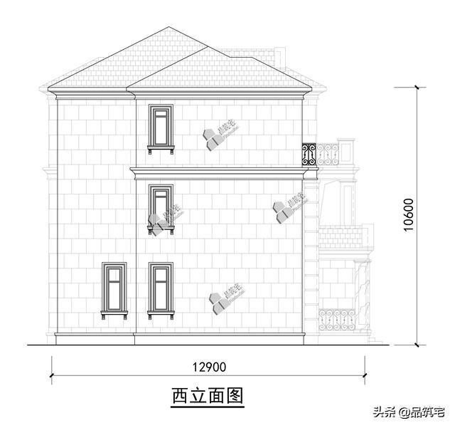 三層法式別墅設(shè)計圖，層次感豐富，法式細(xì)節(jié)細(xì)致到位，絕對的經(jīng)典