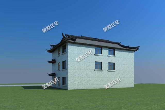 要建房還是中式別墅好，這款三層中式別墅設(shè)計(jì)圖，建成住一百年都不會(huì)過時(shí)