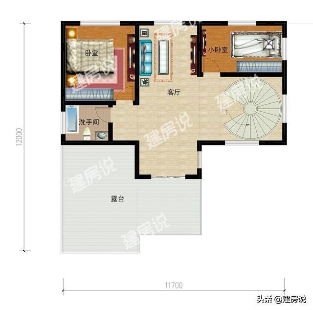 30萬三層別墅設計圖，在農村建房的話，建三層最實用