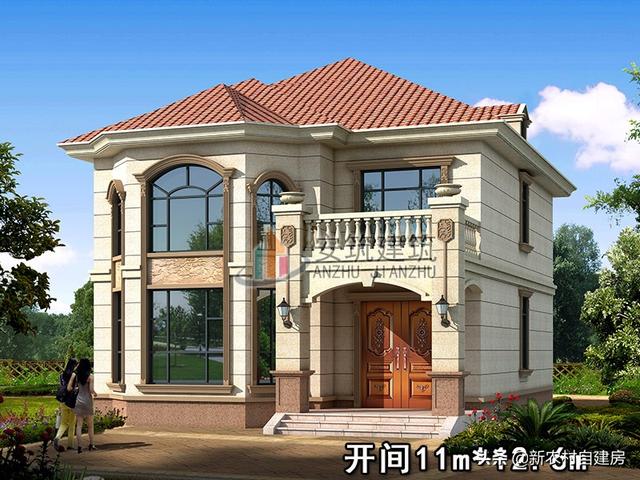 農村自建房設計圖，這款別墅經典沉穩不失大氣，讓我們一同來看一下吧