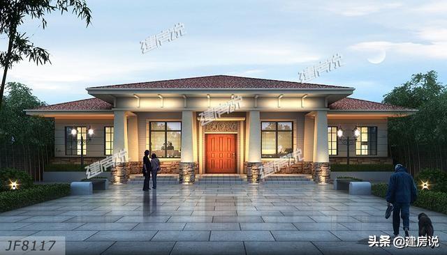 精選5款一層別墅設計圖，買房不如蓋別墅！美到爆！看完趕緊把圖紙收藏了