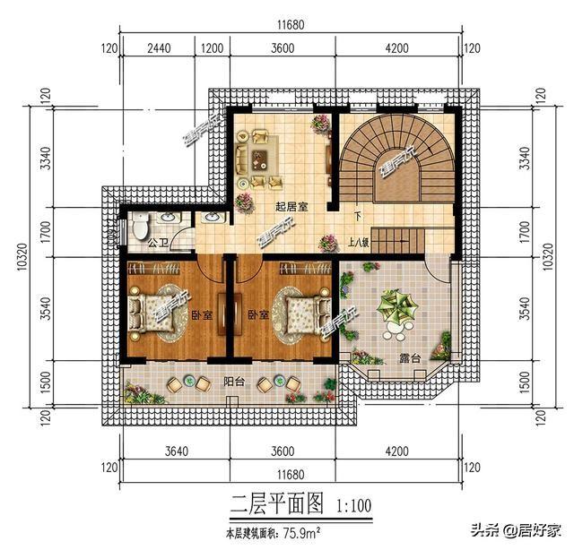 5款別墅設計圖紙，房子建得這么漂亮，再也不用怕娶不到媳婦了！