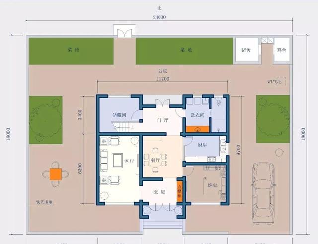 這三款自建別墅設計圖，房間布局簡潔緊湊，空間合理，經濟適用