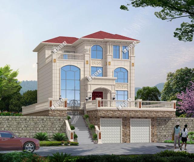 帶地下室三層別墅設計圖，量身的別墅定制設計，達到最好的效果