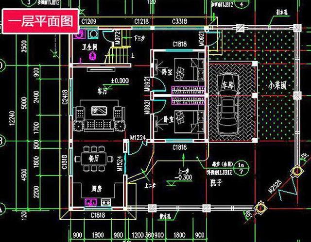分享幾款帶車庫設計的二層別墅設計圖紙，適不適合你家的宅基地呢？