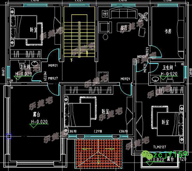 分享幾款帶車庫設計的二層別墅設計圖紙，適不適合你家的宅基地呢？