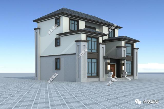 帶大家來看一款新中式別墅設計圖，回鄉建一棟，既有品位又有面子