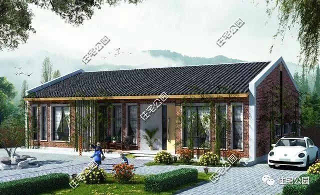 6套農村一層小別墅設計圖，經典實用，不是層數越高越好的