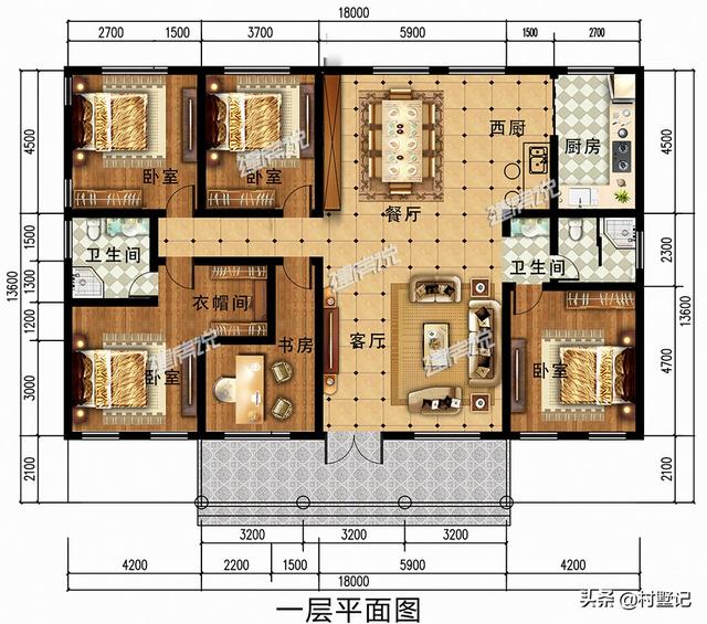 6款一層別墅設計圖推薦給你，造價才十幾萬，別再說你住不起別墅了