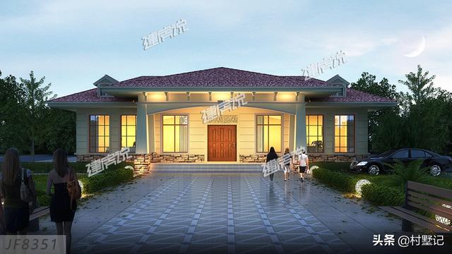 6款一層別墅設計圖推薦給你，造價才十幾萬，別再說你住不起別墅了