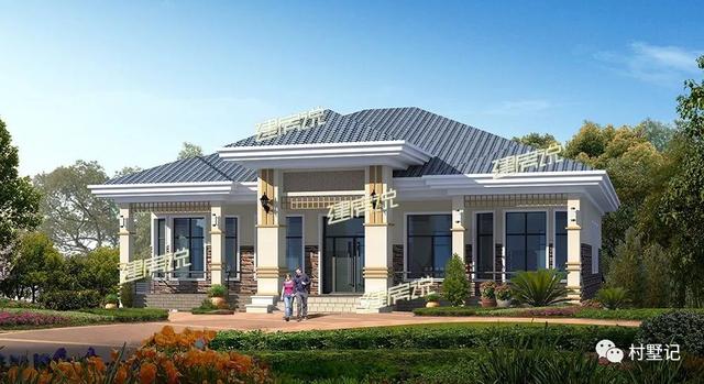 10款一層別墅設計圖，最低只要16萬，造價實惠，是真正值得建的好房子