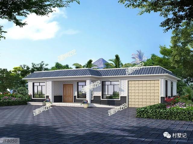 10款一層別墅設計圖，最低只要16萬，造價實惠，是真正值得建的好房子