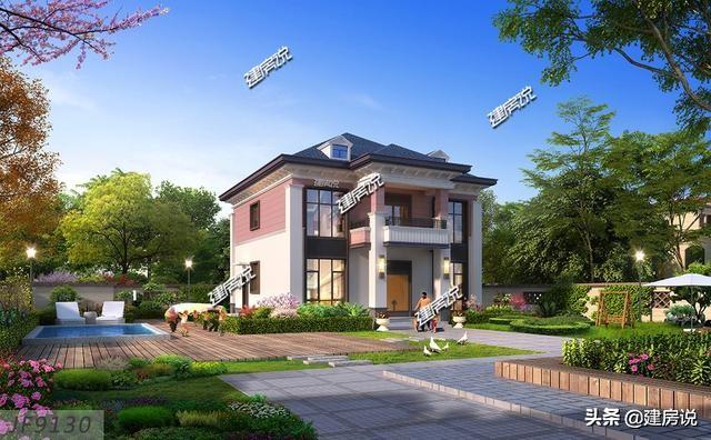精選5款最好的二層別墅設計圖，看完收藏不吃虧