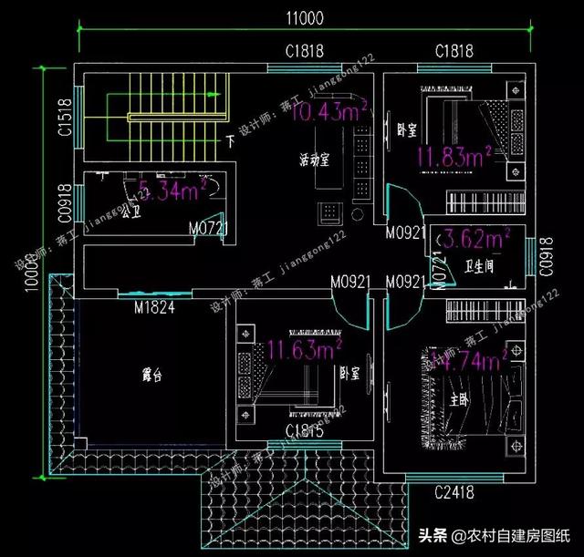 14款農(nóng)村別墅設(shè)計(jì)圖，二層三層都有，造價(jià)有便宜的，有貴的，需要建房的可以參考使用。