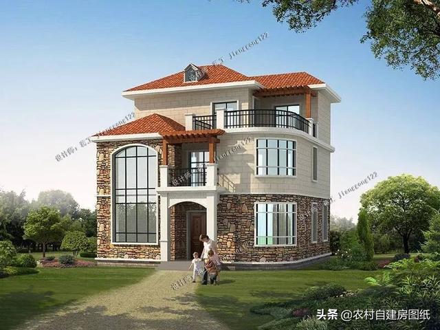 14款農(nóng)村別墅設(shè)計(jì)圖，二層三層都有，造價(jià)有便宜的，有貴的，需要建房的可以參考使用。