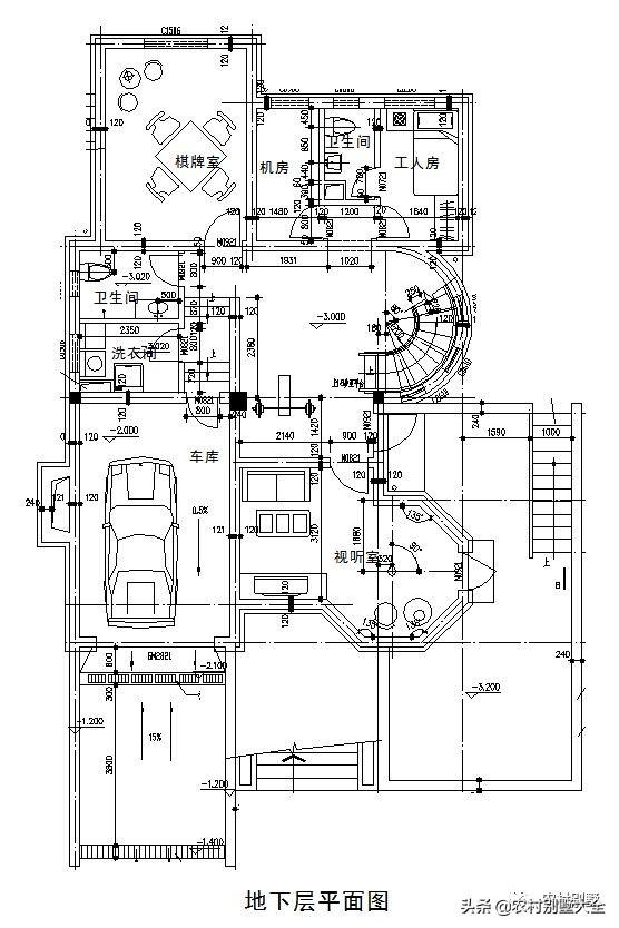 10套農村三層復式別墅設計圖，室內布局合理，造價經濟實用，看了的都說好！