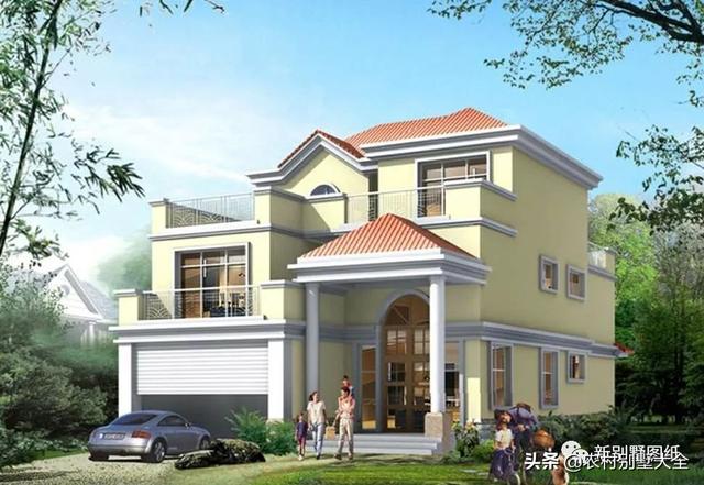 10套農村三層復式別墅設計圖，室內布局合理，造價經濟實用，看了的都說好！