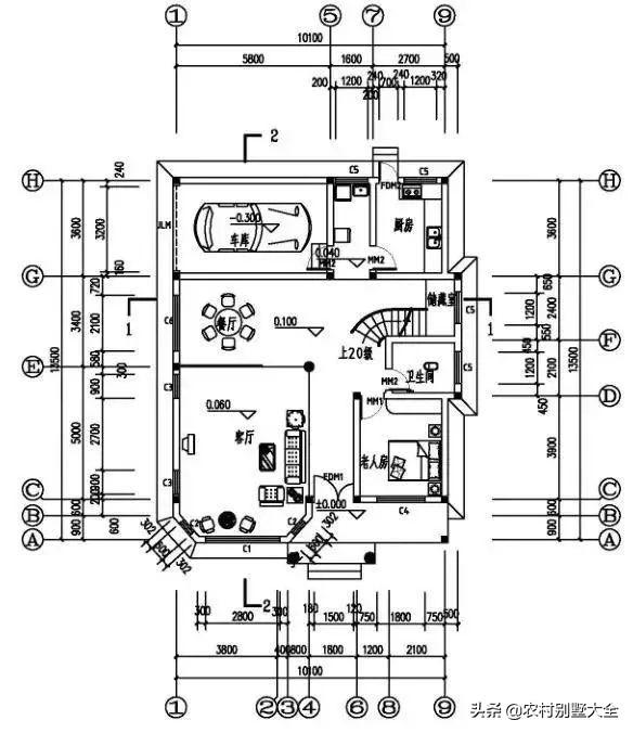 10套農村三層復式別墅設計圖，室內布局合理，造價經濟實用，看了的都說好！