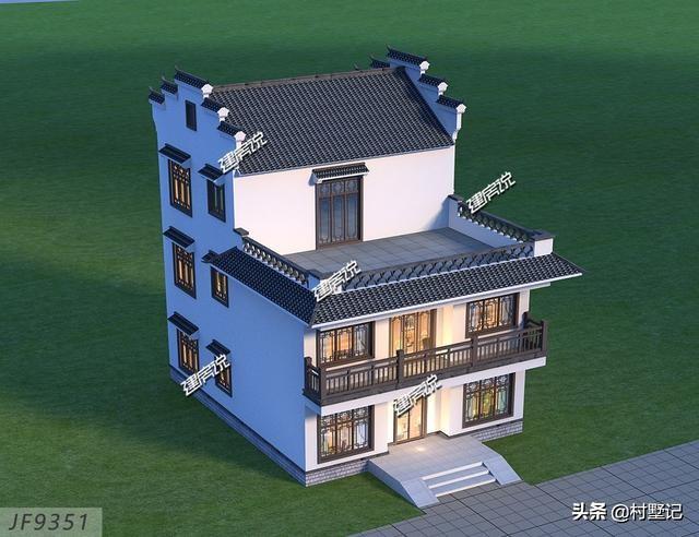 3套中式別墅設計圖，任你選，經典雅致，在農村老家有宅基地的有福了
